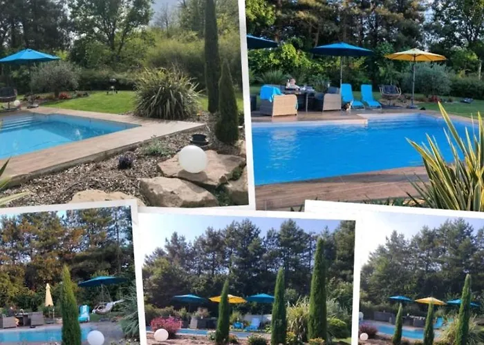 Tatil Evi Ecrin De Verdure Jacuzzi Et Piscine Angrie